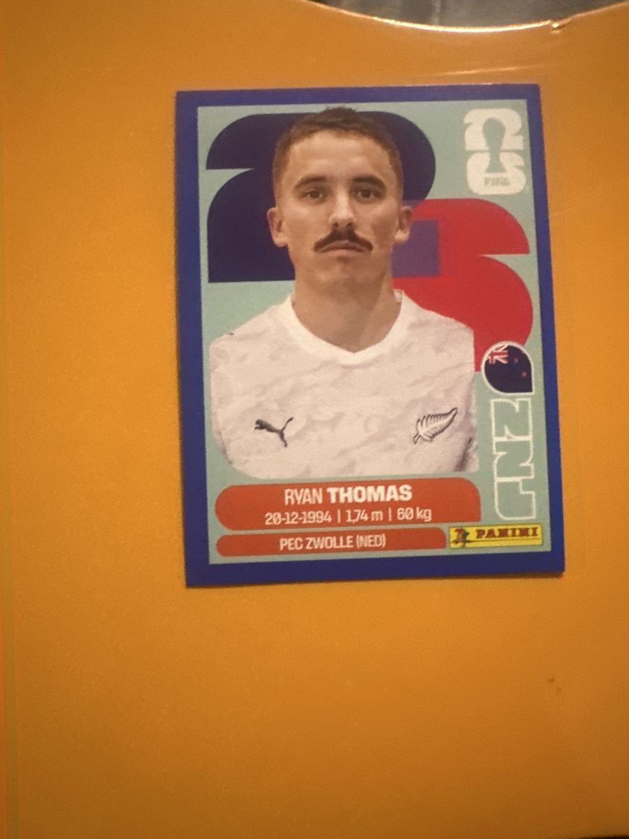 Panini Ryan Thomas PEC Zwolle Football Sticker Card - Excellent Condition Collectible