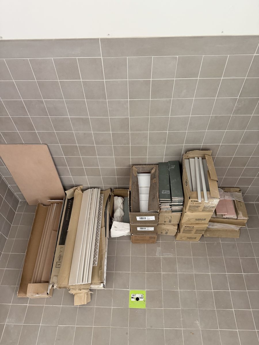 Remnant Tile from a recent build, multiple colors