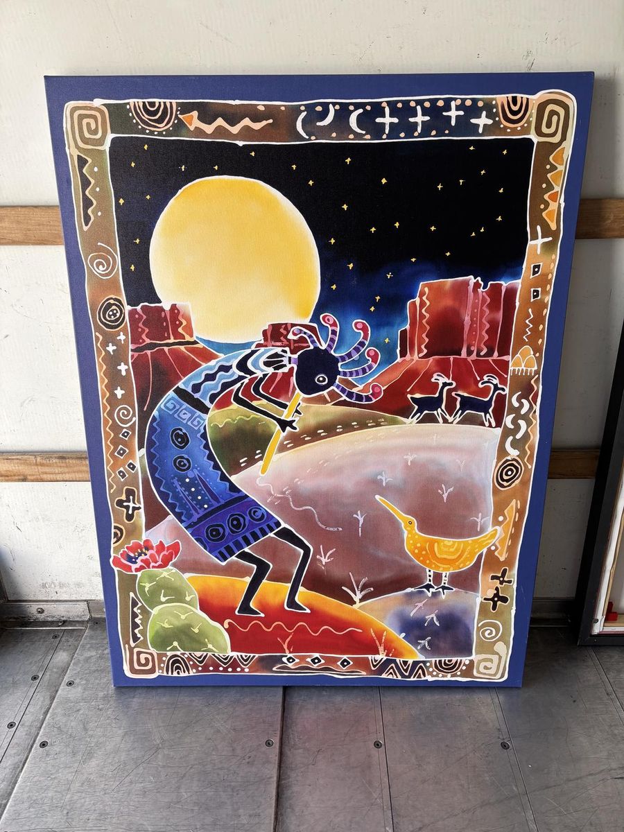 Kokopelli Southwest Gallery-Wrapped Canvas Art - Large