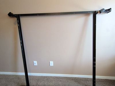 Free Queen/Full Black Metal Bed Frame