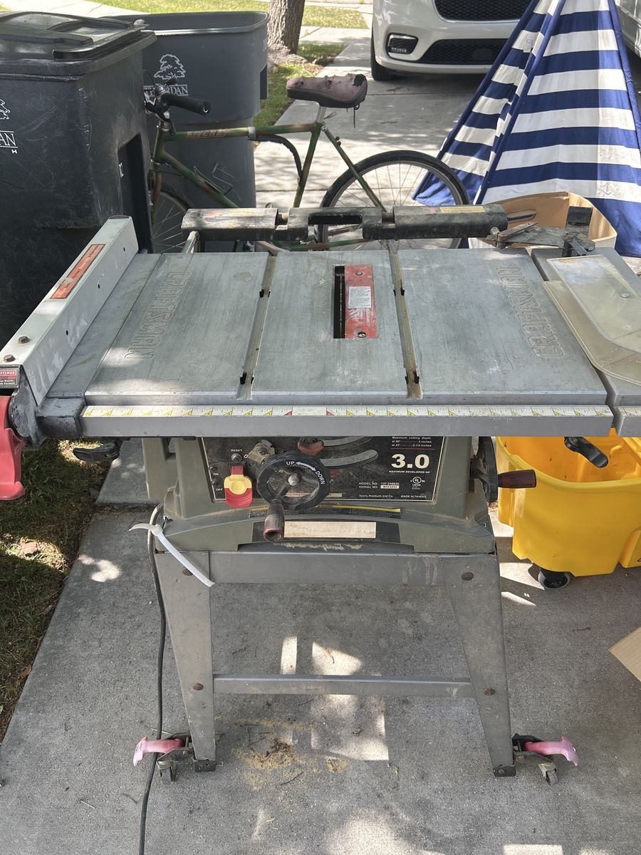 10 inch table saw craftsman