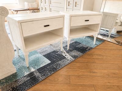 Ashley Furniture - Matching Farmhouse Nightstands (Pair) - Whitewashed Wood