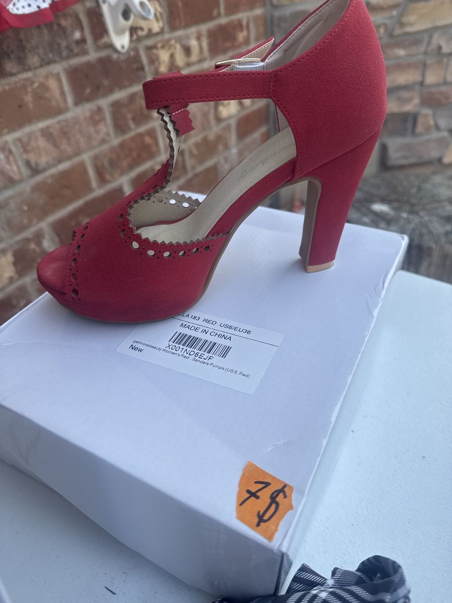 Red high heels