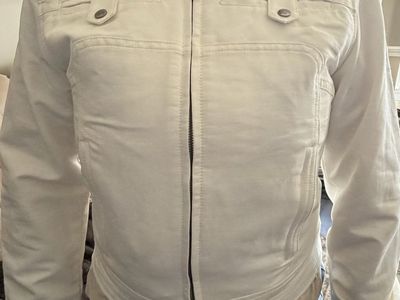 Harley-Davidson Women's White Radiance Jacket size S ( wears more like a medium)and miscellaneous shirts size M
