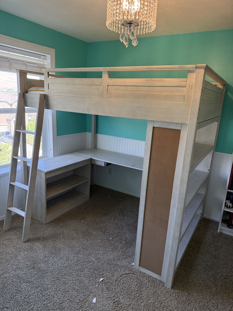 Pottery Barn Teen Sleep and Study Loft Bed