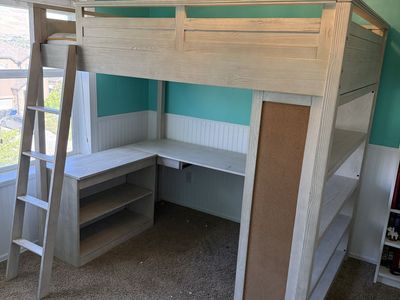 Pottery Barn Teen Sleep and Study Loft Bed