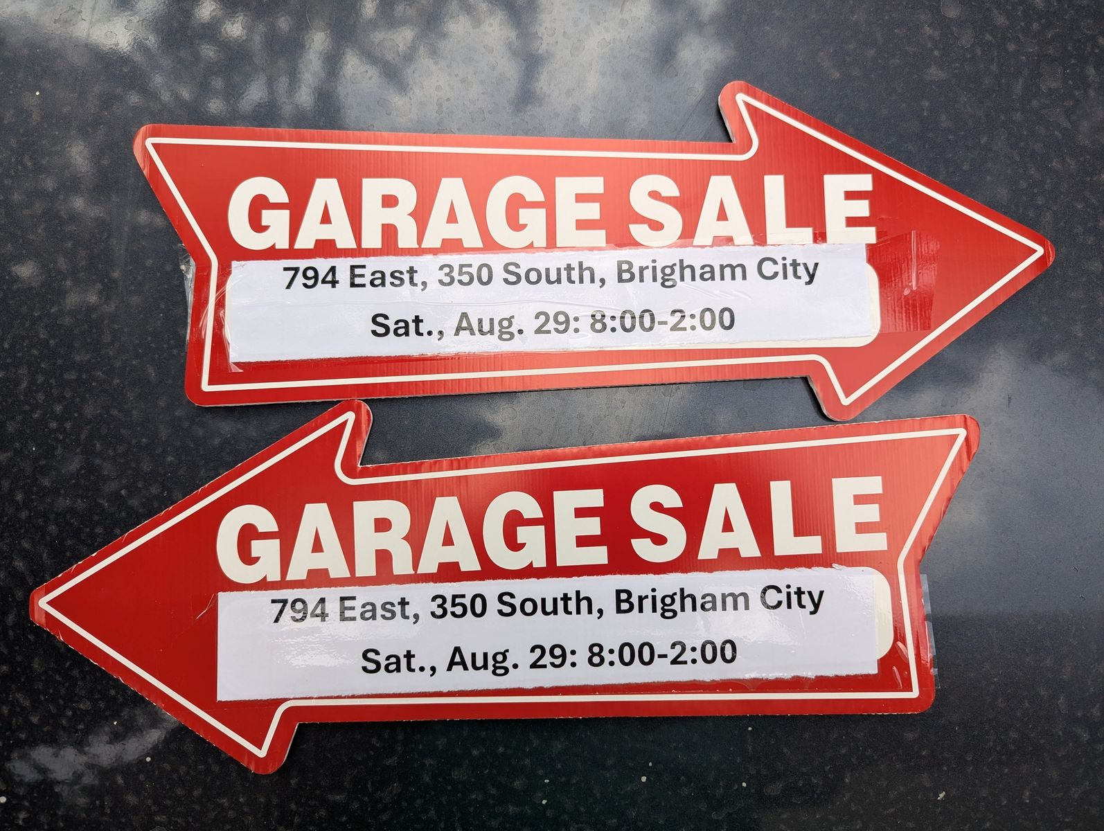 MOVING/GARAGE/YARD SALE Saturday, 8 AM-2 PM