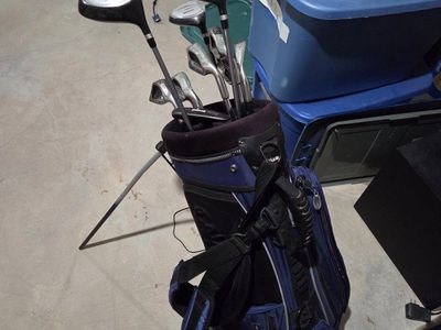 Wilson Golf Club Set with Callaway Stand Bag - Used, Excellent Condition