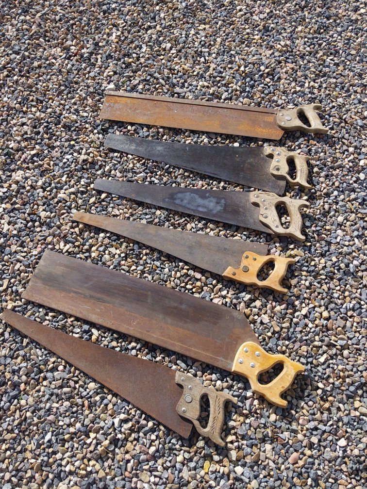 SIX older saws