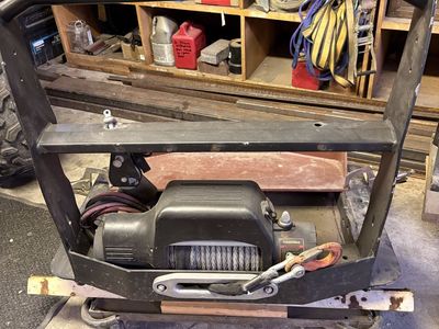 Push bar with wench with synthetic 5 8 the pathetic rope