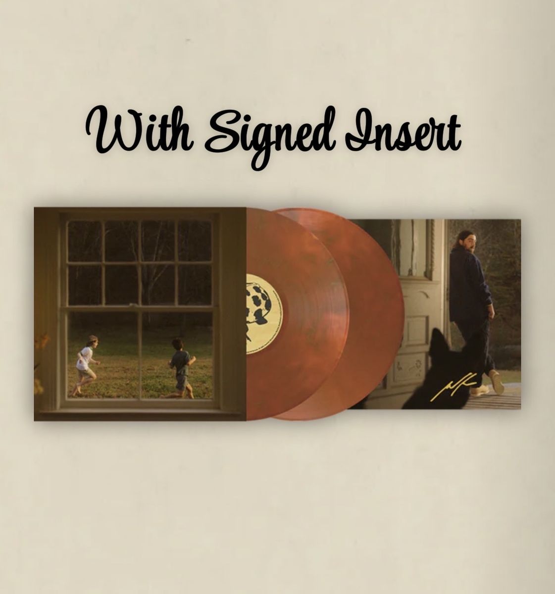 Noah Kahan-SIGNED The Great Divide-Rust Vinyl LP