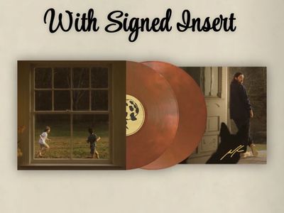 Noah Kahan-SIGNED The Great Divide-Rust Vinyl LP