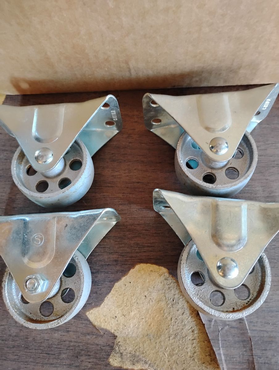 Brand new 3 inch castor wheels only $15 for a set of 4