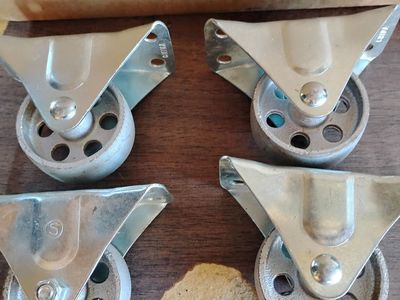 Brand new 3 inch castor wheels only $15 for a set of 4