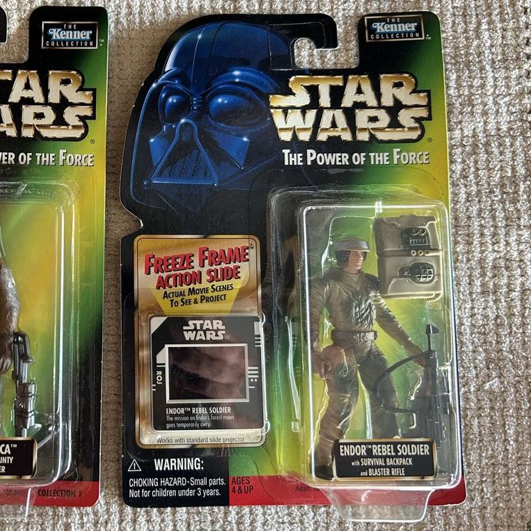 Star Wars The Power of the Force Freeze Frame Action Figure from 1997 Endor Rebel Soldier