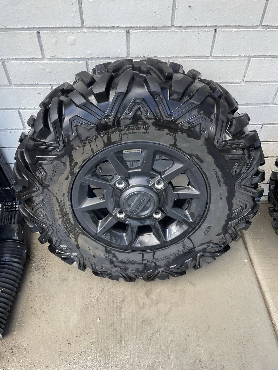 Polaris RZR XP 1000 30" Trailmaster XT4 Wheel & Tire Set (4) UTV like new tires