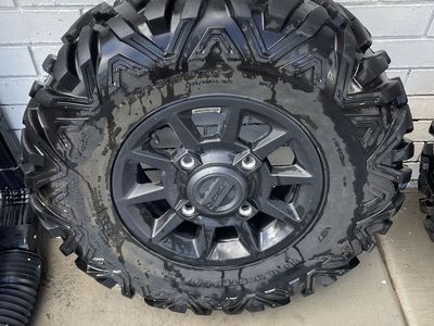 Polaris RZR XP 1000 30" Trailmaster XT4 Wheel & Tire Set (4) UTV like new tires