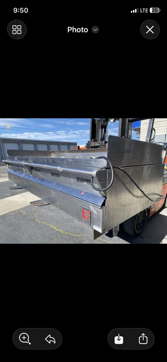 Wolf IRG72C-4 72” Commercial Infrared Gas Griddle stainless steel Natural Gas - Needs Cleaning