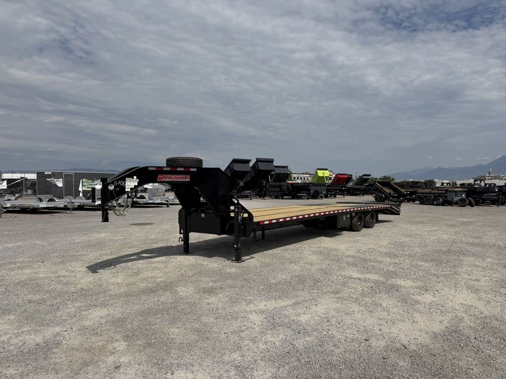 2026 Midsota 8.5x36 JumBo Ramps Gooseneck Flatbed Trailer