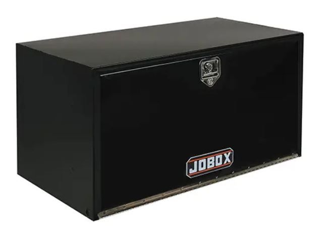Delta JOBOX 18x18x18"  Black Steel Underbed Truck Box Tool Box GMC Durmax Dodge Cummins Ford Super Duty  Part Number: 1-003002