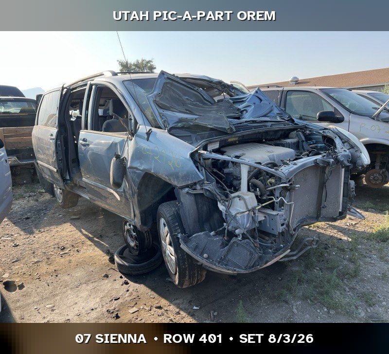 Just In! 2007 Toyota Sienna Parts - UTPAP Orem