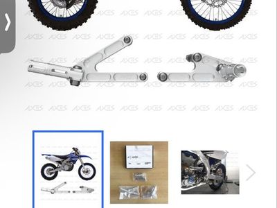 Passenger pegs (AXIS) brand new