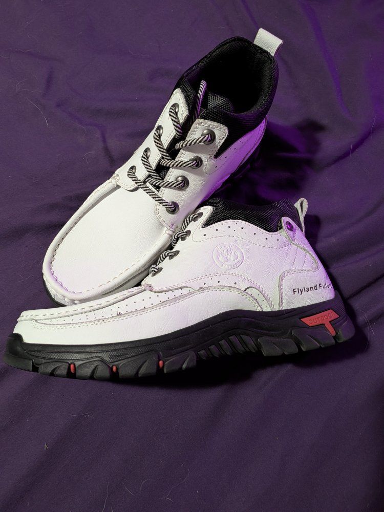 Flyland Future White Black Outdoor Hiking Boots Size EU 42