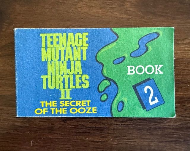 1991 Teenage Mutant Ninja Turtles II Secret of the Ooze Cereal Flip Book 2