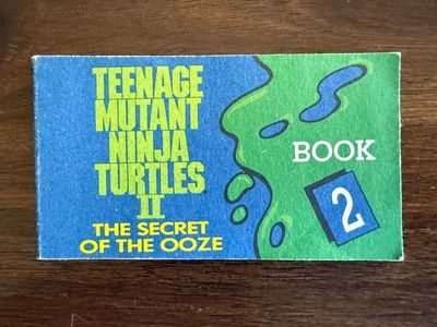 1991 Teenage Mutant Ninja Turtles II Secret of the Ooze Cereal Flip Book 2