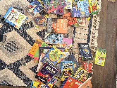 Large Lot of Children's & Adult Books - Dog Man, Teenage Mutant Ninja Turtles, Where the Crawdads Sing