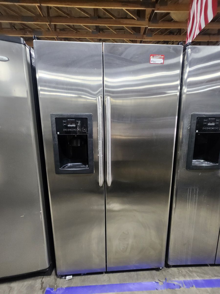 GE Stainless Steel Side-by-Side Refrigerator