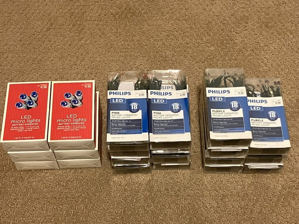 Micro Christmas Lights: $2 Each