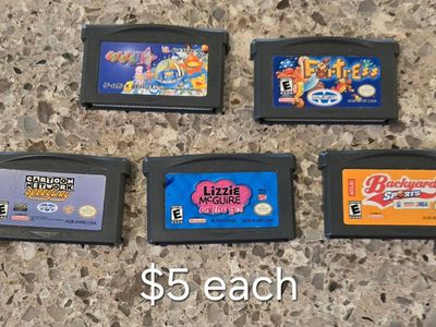 Gameboy Advance games $5 each including Fortress! trades considered!