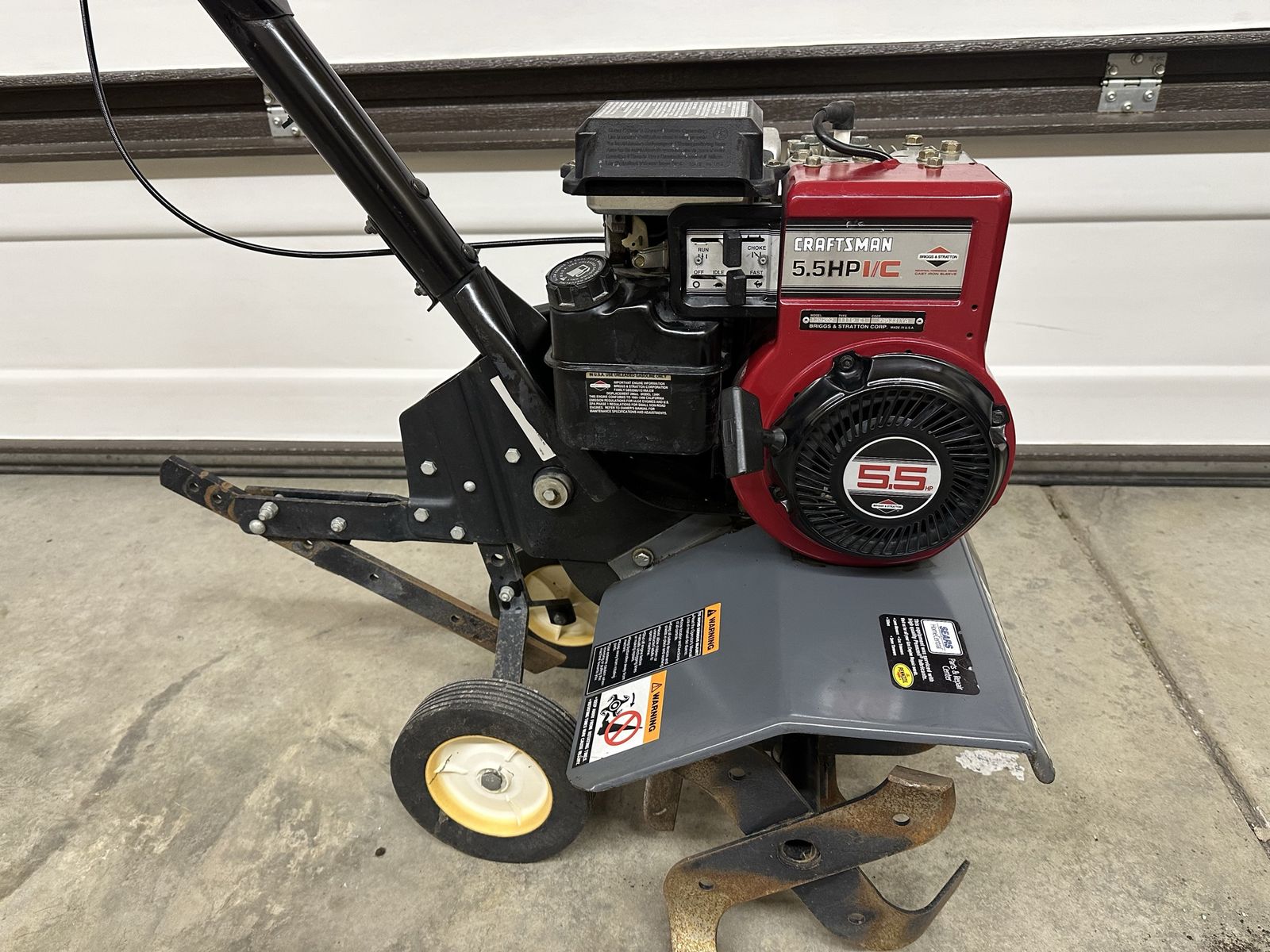 Craftsman 5.5HP Front Tine Tiller