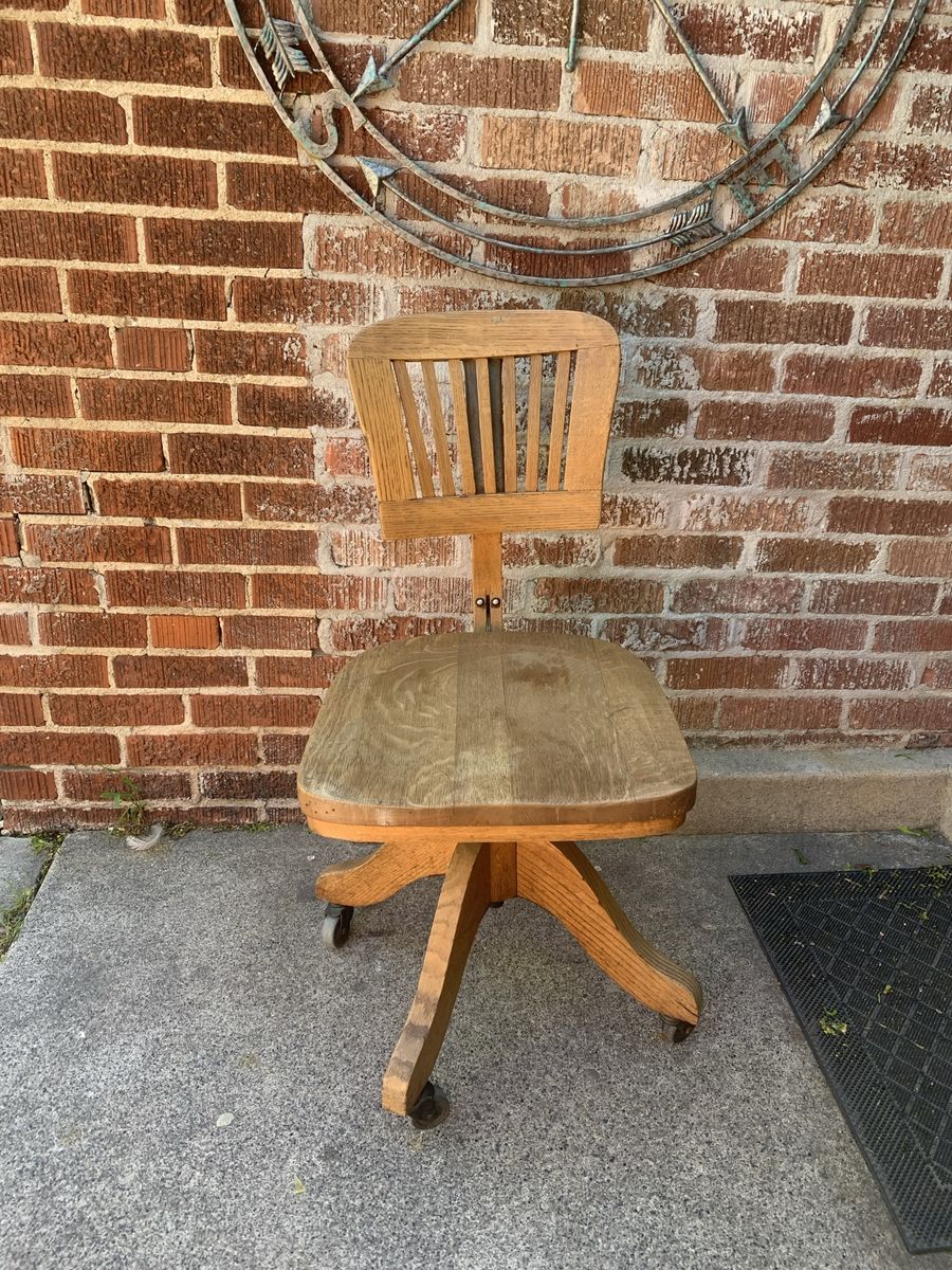 Antique desk chair small