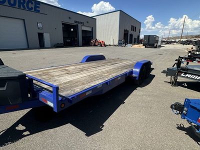 7x20 Innovative XTREME Flatbed Car Hauler Trailer - 10K GVWR - 14 Ply Tires, Dovetail, Tongue Box