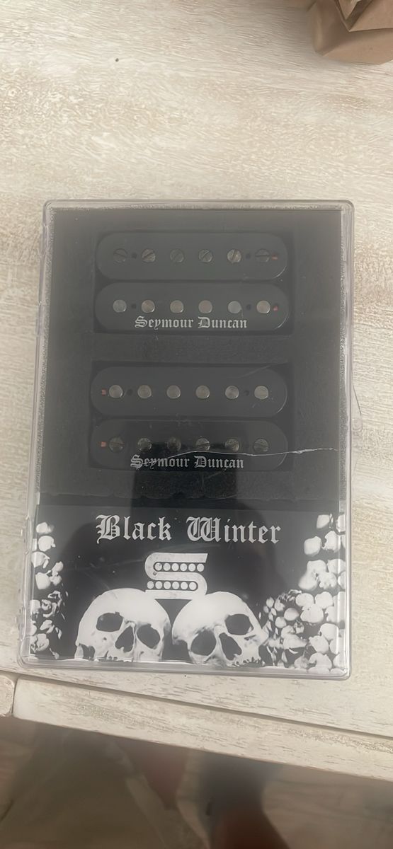 Seymour Duncan Black Winter Humbucker Electric Guitar Pickup Black Set