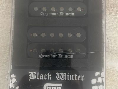 Seymour Duncan Black Winter Humbucker Electric Guitar Pickup Black Set