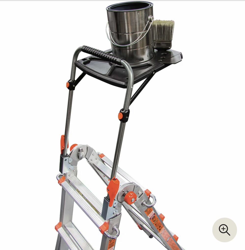 Little Giant Air Deck Paint Ladder Shelf