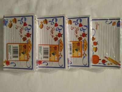 Recipe cards
