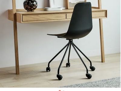 Article Svelti Office Chair - Pure Black (Set of 4)