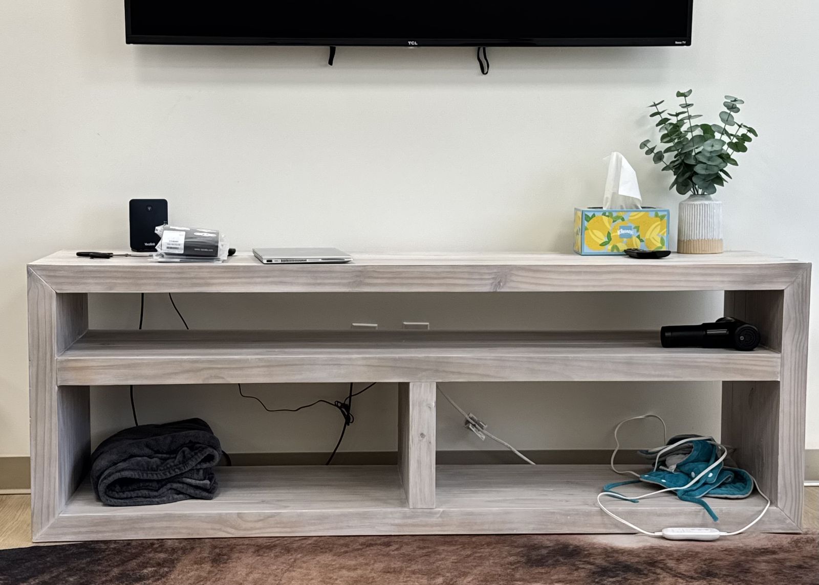 Solid Wood Media Console