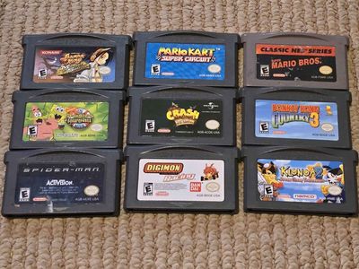 various gameboy advance games