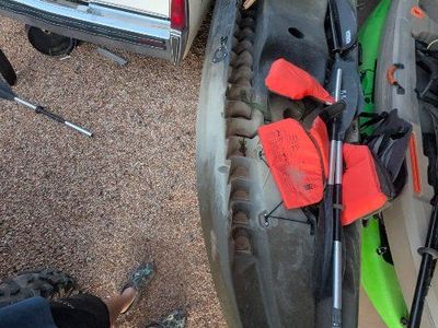 Fishing kayak and gear
