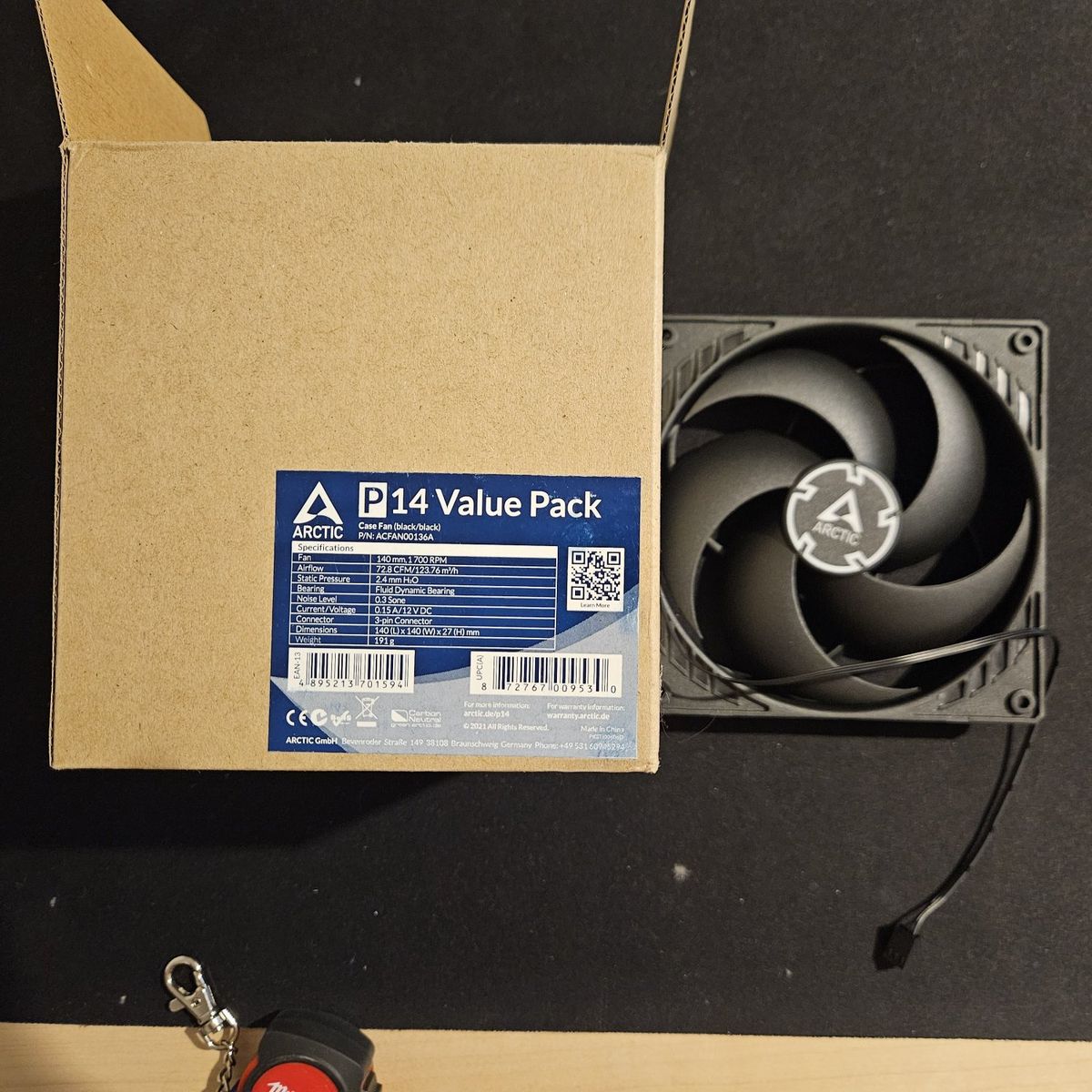 Arctic P14 PC case Fans (5 Pack)
