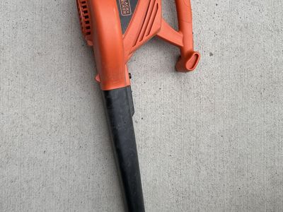 BLACK+DECKER Corded Electric Leaf Blower, Lightweight & Efficient for Yard Work