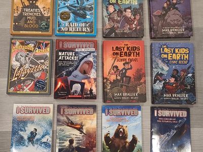 The last kids on earth, I survived and Nathan hales's books