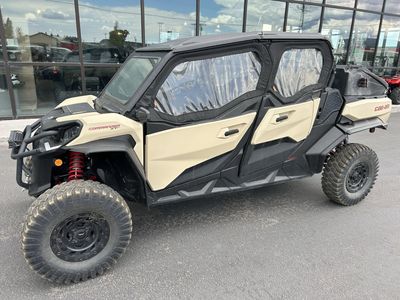 2024 CAN-AM COMMANDER MAX XT 1000R Side-by-Side UTV - Tan/Black, Used Utility Vehicle