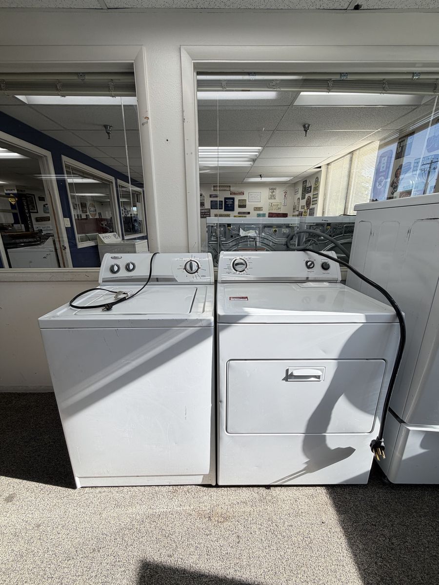 BIG SAVINGS! WHIRLPOOL SET WASHER AND ELECTRIC DRYER
