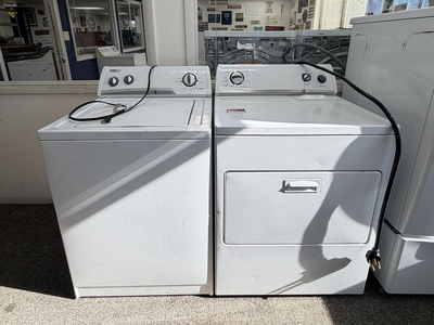BIG SAVINGS! WHIRLPOOL SET WASHER AND ELECTRIC DRYER